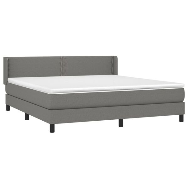 vidaXL &Kappa;&rho;&epsilon;&beta;ά&tau;&iota; Boxspring &mu;&epsilon; &Sigma;&tau;&rho;ώ&mu;&alpha; &Sigma;&kappa;&omicron;ύ&rho;&omicron; &Gamma;&kappa;&rho;&iota; 180x200 &epsilon;&kappa; &Upsilon;&phi;&alpha;&sigma;&mu;ά&tau;&iota;&nu;
