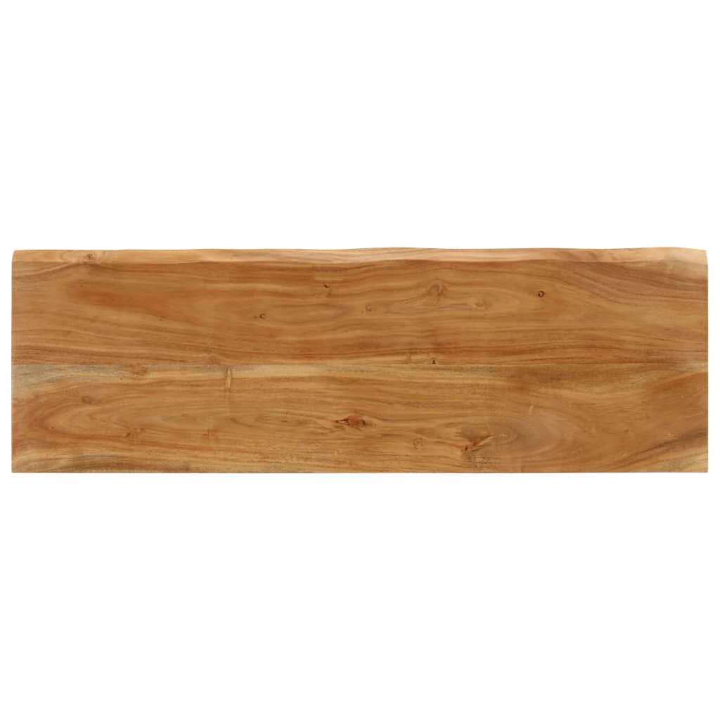 vidaXL Πάγκος με Τεχνοτροπία Live Edge 105 εκ. από Μασίφ Ξύλο Ακακίας