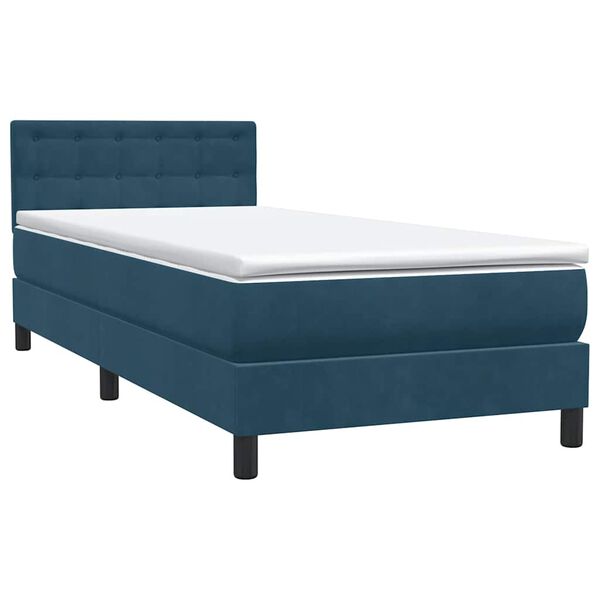 vidaXL Box Spring &kappa;&rho;&epsilon;&beta;ά&tau;&iota; &mu;&epsilon; &sigma;&tau;&rho;ώ&mu;&alpha; &sigma;&kappa;&omicron;ύ&rho;&omicron; &mu;&pi;&lambda;&epsilon; 80x210 &epsilon;&kappa;. &Beta;&epsilon;&lambda;&omicron;ύ&delta;&iota;&nu;&omicron;