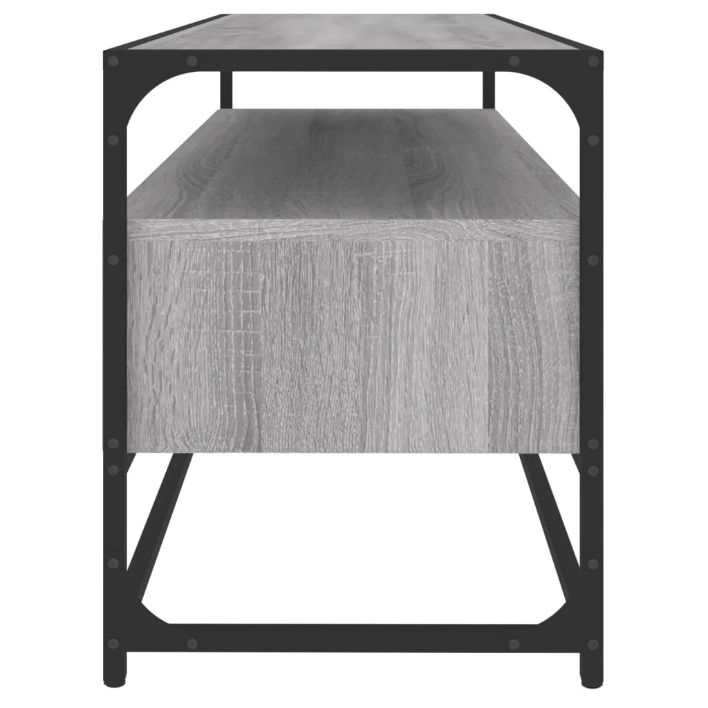 vidaXL Έπιπλο Τηλεόρασης Γκρι Sonoma 100x35x45 εκ. από Επεξεργ. Ξύλο