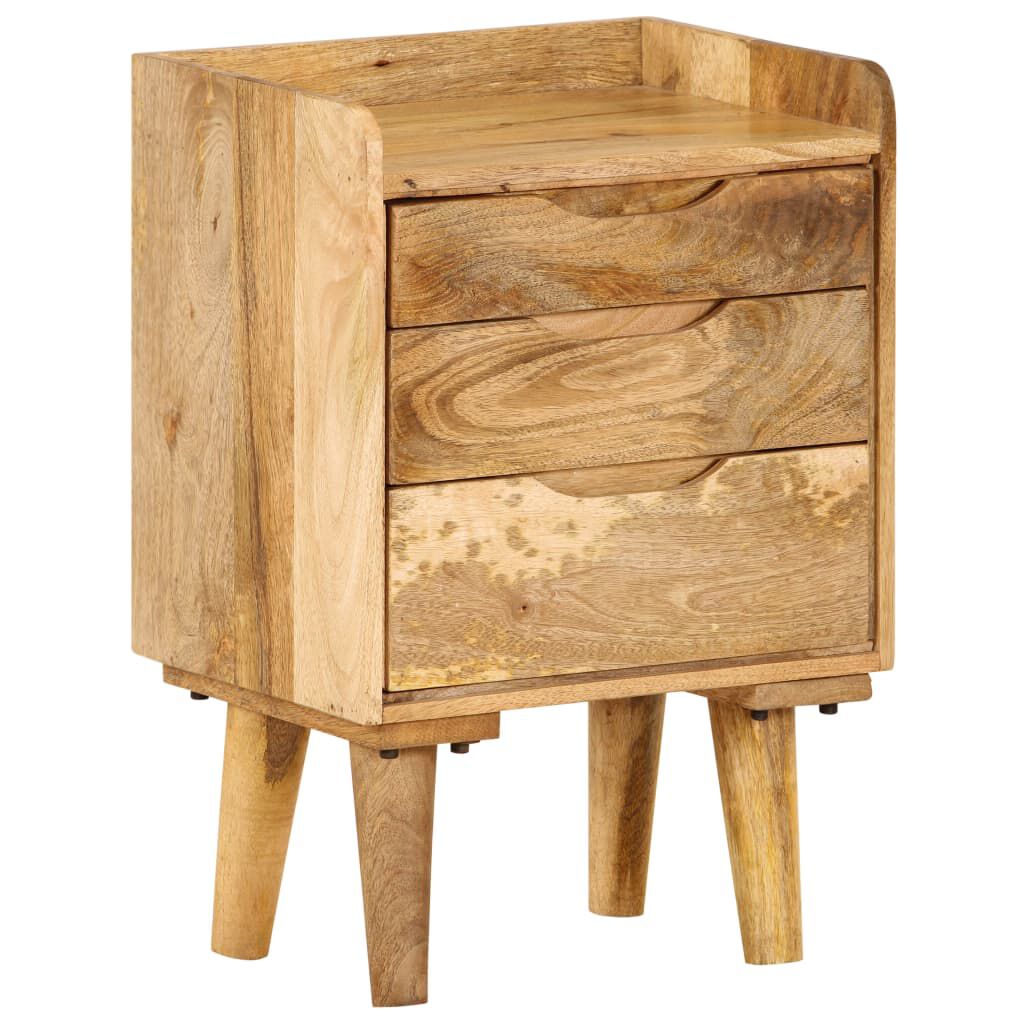 vidaXL Κομοδίνο 40 x 30 x 59,5 εκ. από Μασίφ Ξύλο Μάνγκο