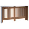 vidaXL Κάλυμμα Καλοριφέρ Ανθρακί 152 x 19 x 81,5 εκ. από MDF