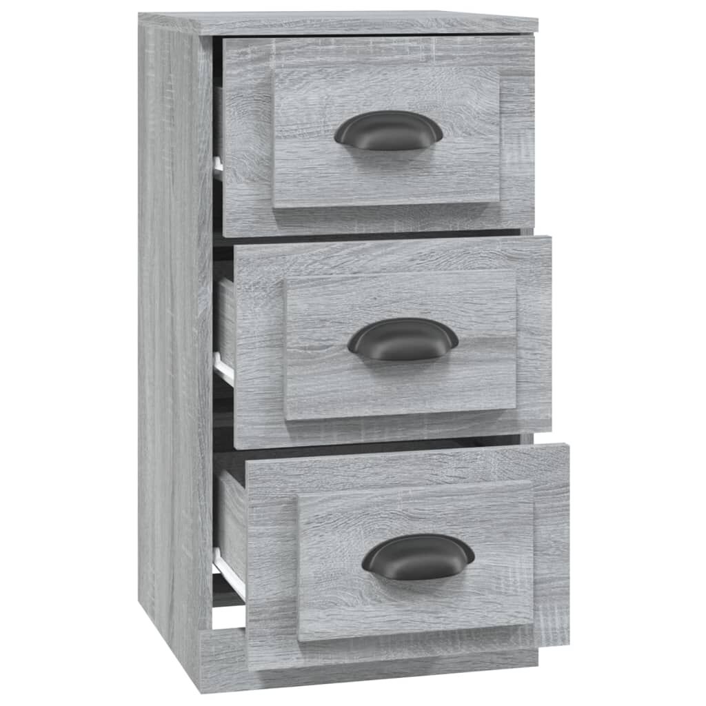 vidaXL Συρταριέρα Γκρι Sonoma 36 x 35,5 x 67,5 εκ. Επεξεργασμένο Ξύλο