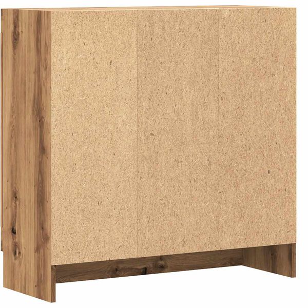 vidaXL Βιβλιοθήκη Artisan Δρυς 82,5x30,5x80 εκ. Επεξεργασμένο Ξύλο