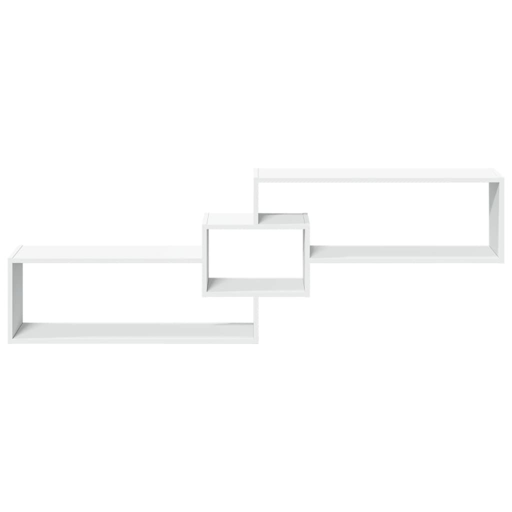 vidaXL Ντουλάπι Τοίχου Λευκό 158x18x53 εκ. από Επεξεργασμένο Ξύλο