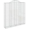 vidaXL Συρματοκιβώτια Τοξωτά 14 τεμ. 200x30x200/220 εκ. Γαλβαν. Ατσάλι