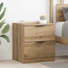 vidaXL &Kappa;&omicron;&mu;&omicron;&delta;ί&nu;&omicron; 2 pcs Artisan Oak 45 x 39 x 50 &epsilon;&kappa;. &Epsilon;&pi;&epsilon;&xi;&epsilon;&rho;&gamma;&alpha;&sigma;&mu;έ&nu;&omicron; &xi;ύ&lambda;&omicron;
