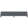 vidaXL Κρεβάτι box spring με στρώμα Σκούρο Γκρι 90 x 190 cm Βελούδο