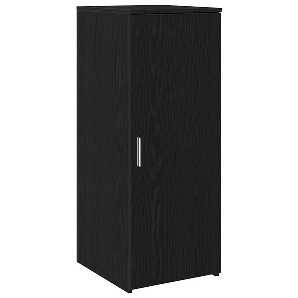 vidaXL Γραφείο υποδοχής Μαύρο Δρυς 180x50x103,5 εκ. Επεξεργασμένο Ξύλο