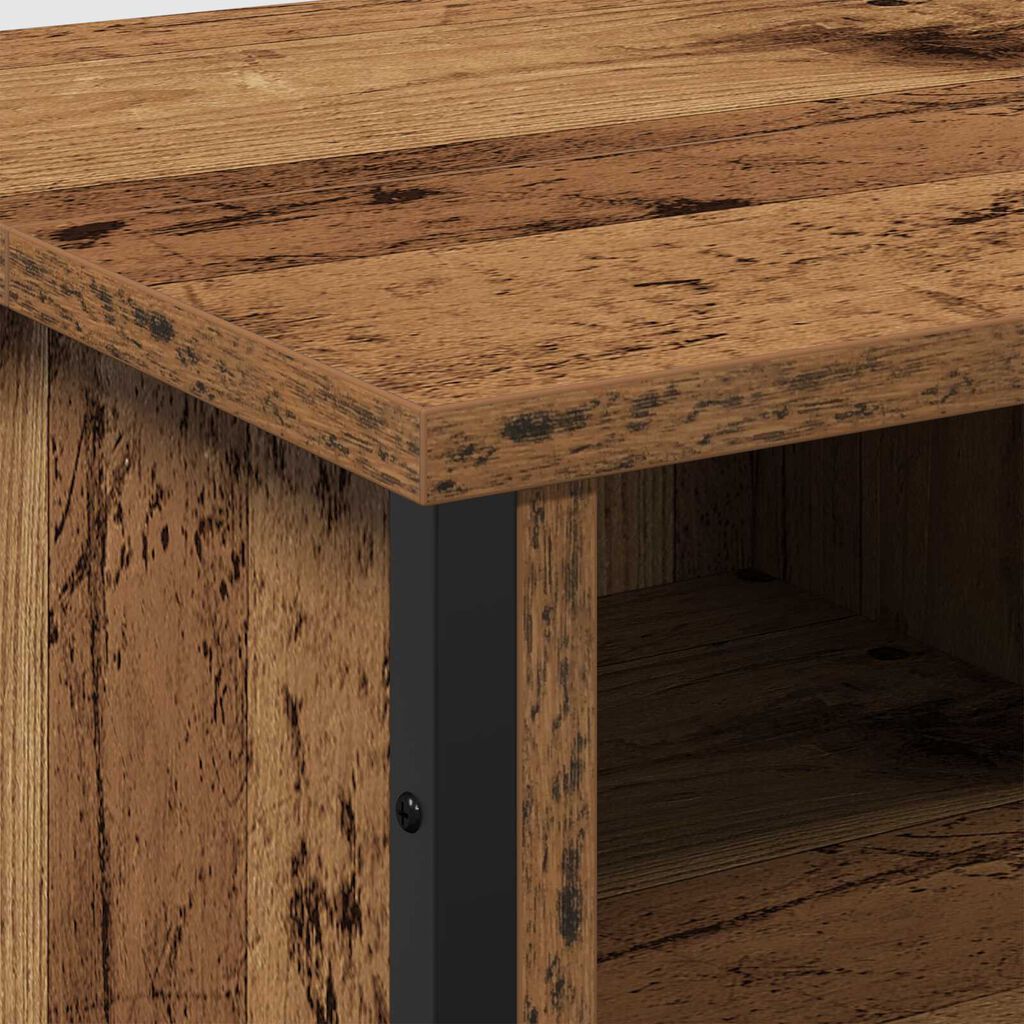 vidaXL ντουλάπι νιπτήρα Παλιό ξύλο 91x35x60 cm Από στερεό ξύλο