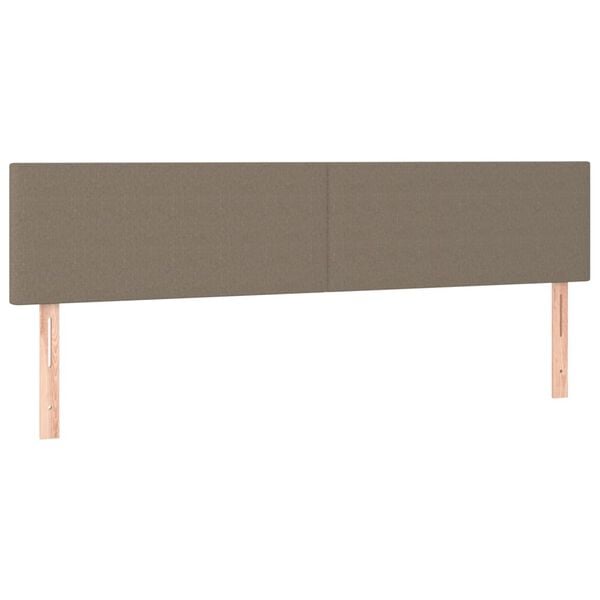 vidaXL &Kappa;&epsilon;&phi;&alpha;&lambda;ά&rho;&iota;&alpha; &Kappa;&rho;&epsilon;&beta;&alpha;&tau;&iota;&omicron;ύ 2 &tau;&epsilon;&mu;. Taupe 80 x 5 x 78/88 &epsilon;&kappa;. &Upsilon;&phi;&alpha;&sigma;&mu;ά&tau;&iota;&nu;&omicron;