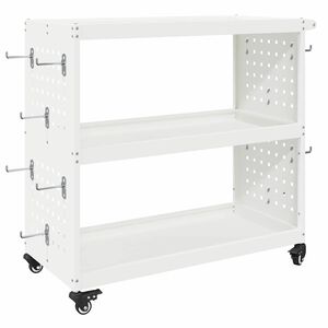 vidaXL &Kappa;&alpha;&rho;ό&tau;&sigma;&iota; &epsilon;&rho;&gamma;&alpha;&lambda;&epsilon;ί&omega;&nu; &Lambda;&epsilon;&upsilon;&kappa;ό 75 x 35 x 73 &epsilon;&kappa;. &Psi;&upsilon;&chi;&rho;ή&sigmaf; έ&lambda;&alpha;&sigma;&eta;&sigmaf; &chi;ά&lambda;&upsilon;&beta;&alpha;&sigmaf;