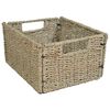 vidaXL Έπιπλο Μπάνιου 132x45x75 εκ. από Μασίφ Ξύλο Teak με 4 Καλάθια