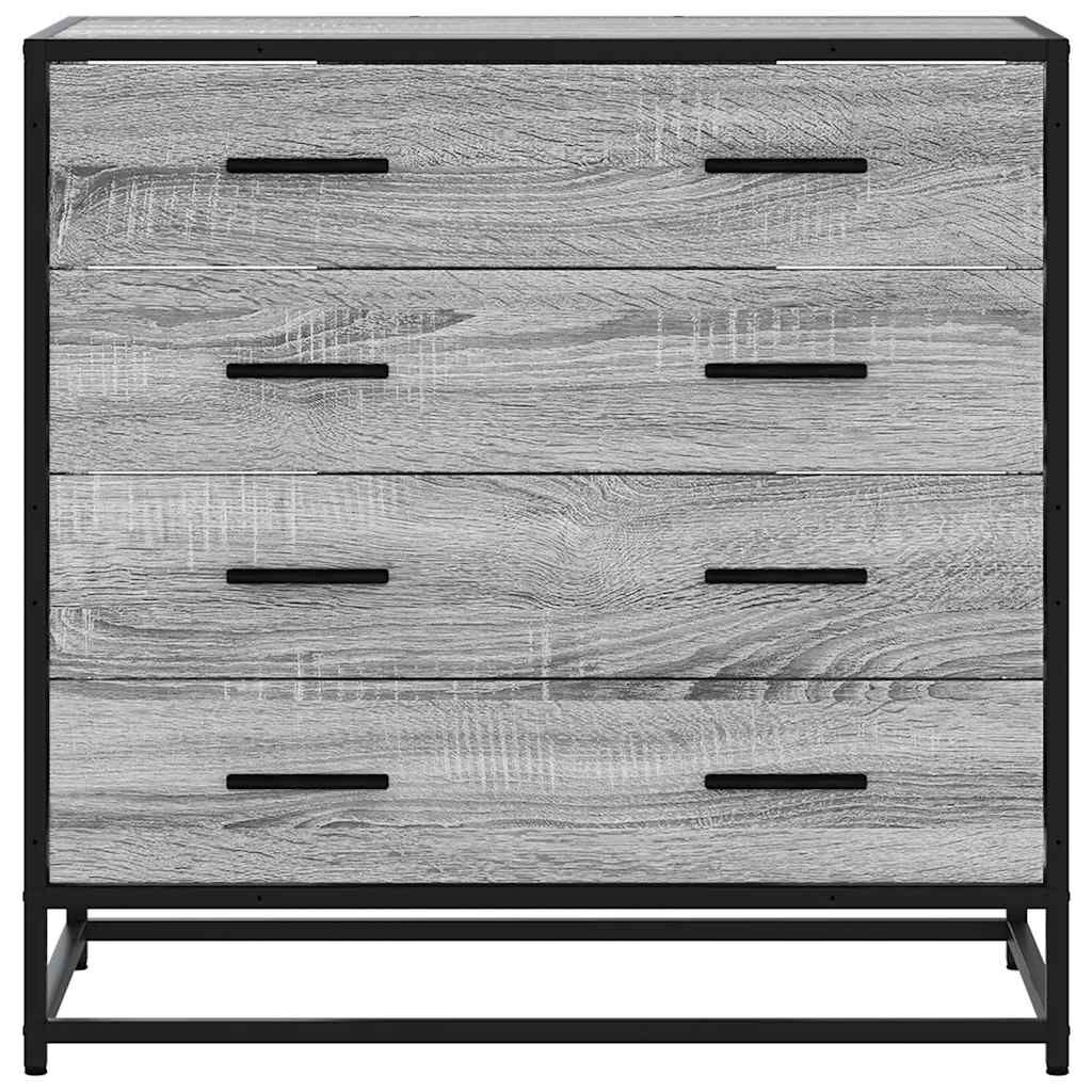 vidaXL Συρταριέρα Γκρι sonoma 70x41x70 εκ. από Επεξεργασμένο Ξύλο