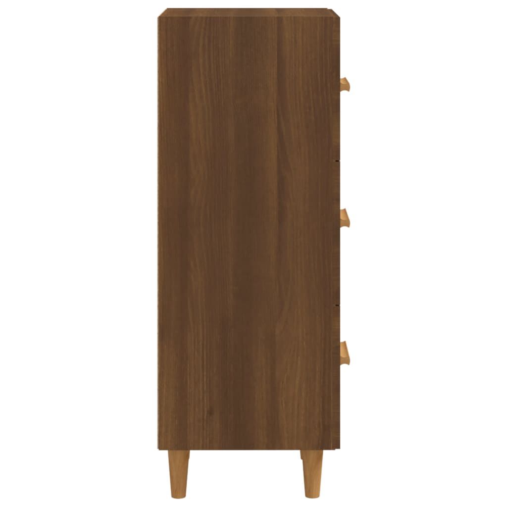 vidaXL Ντουλάπι Καφέ Δρυς 34,5 x 34 x 90 εκ. Επεξεργασμένο Ξύλο