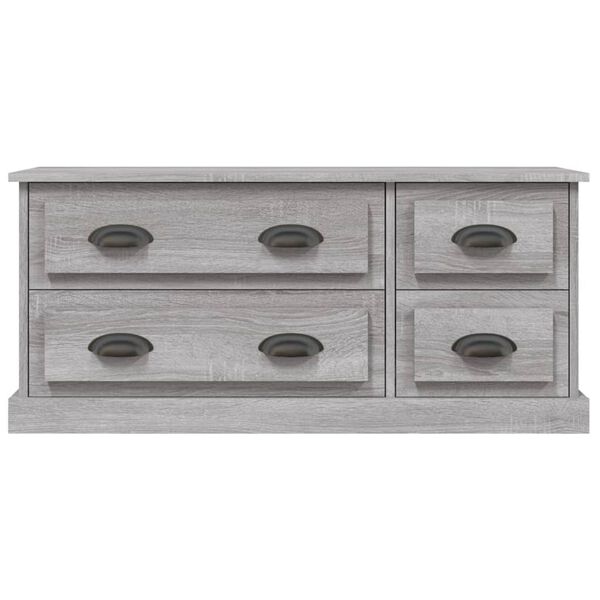 vidaXL Έπιπλο Τηλεόρασης Γκρι Sonoma 100x35,5x45 εκ. Επεξ. Ξύλο