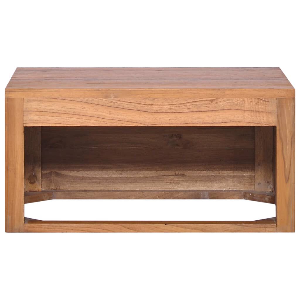 vidaXL Έπιπλο Μπάνιου/Νιπτήρα Επιτοίχιο 60x45x30 εκ. Μασίφ Ξύλο Teak