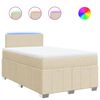 vidaXL &Kappa;&rho;&epsilon;&beta;ά&tau;&iota; Boxspring &mu;&epsilon; &Sigma;&tau;&rho;ώ&mu;&alpha; &Kappa;&rho;&epsilon;&mu; 120x200 &epsilon;&kappa;. &Upsilon;&phi;&alpha;&sigma;&mu;ά&tau;&iota;&nu;&omicron;