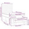 vidaXL &Kappa;&rho;&epsilon;&beta;ά&tau;&iota; Boxspring &mu;&epsilon; &Sigma;&tau;&rho;ώ&mu;&alpha; &Sigma;&kappa;&omicron;ύ&rho;&omicron; &Pi;&rho;ά&sigma;&iota;&nu;&omicron; 90x190 &epsilon;&kappa;. &Beta;&epsilon;&lambda;&omicron;ύ&delta;&iota;&nu;&omicron;