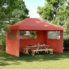 vidaXL &Sigma;&kappa;&eta;&nu;ή &Pi;ά&rho;&tau;&upsilon; 440 x 292 x 315 cm Terracotta &mu;&epsilon; &Mu;&pi;&lambda;έ &Pi;&lambda;&alpha;ί&sigma;&iota;&omicron;