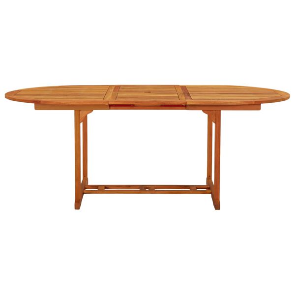 vidaXL Τραπέζι Κήπου 200 x 100 x 75 εκ. από Μασίφ Ξύλο Ευκαλύπτου