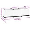 vidaXL Ζαρντινιέρα 120 x 40 x 38 εκ. από Πολυπροπυλένιο