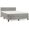 vidaXL &Kappa;&rho;&epsilon;&beta;ά&tau;&iota; Boxspring &mu;&epsilon; &Sigma;&tau;&rho;ώ&mu;&alpha; &Alpha;&nu;&omicron;&iota;&chi;&tau;ό &Gamma;&kappa;&rho;&iota; 140x200 &epsilon;&kappa;. &Beta;&epsilon;&lambda;&omicron;ύ&delta;&iota;&nu;&omicron;