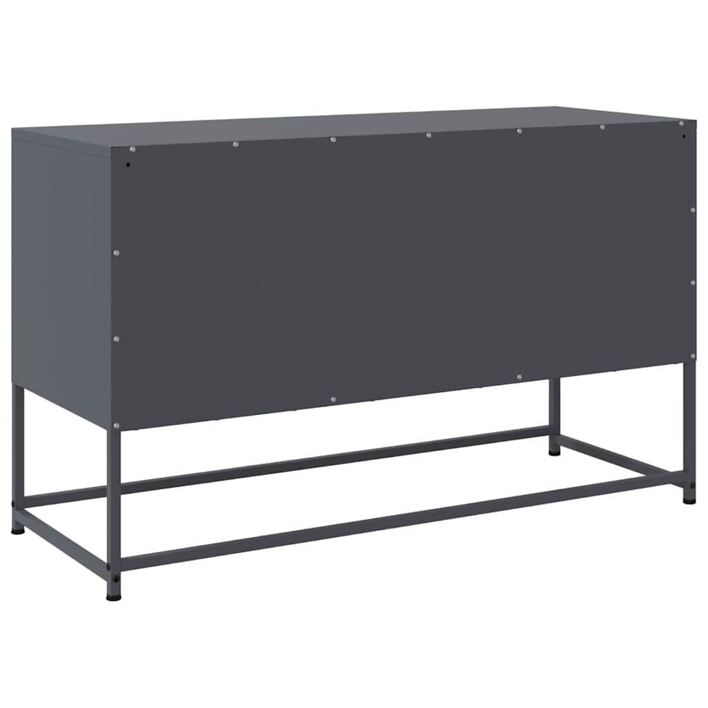 vidaXL Έπιπλο Τηλεόρασης Ανθρακί 100,5x39x60,5 εκ. από Ατσάλι