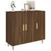 vidaXL Ντουλάπι Καφέ Δρυς 90 x 34 x 80 εκ. από Επεξεργασμένο Ξύλο