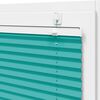 vidaXL Πλισέ περσίδα πετρόλ πράσινο 90x150 cm Πλάτος υφάσματος 89,4 cm