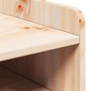 vidaXL Κομοδίνο με συρτάρι Καφέ 38 x 36 x 29.5 εκ Μασίφ ξύλο πεύκου