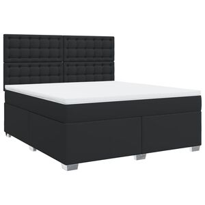 vidaXL &Kappa;&rho;&epsilon;&beta;ά&tau;&iota; Boxspring &mu;&epsilon; &Sigma;&tau;&rho;ώ&mu;&alpha; &Mu;&alpha;ύ&rho;&omicron; 180x200&epsilon;&kappa;.&alpha;&pi;ό &Sigma;&upsilon;&nu;&theta;&epsilon;&tau;&iota;&kappa;ό &Delta;έ&rho;&mu;&alpha;
