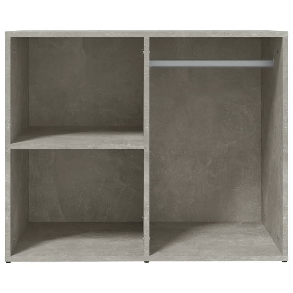 vidaXL Ντουλάπι Γκρι Σκυροδέματος 80 x 40 x 65 εκ. Επεξεργασμένο Ξύλο