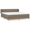 vidaXL &Kappa;&rho;&epsilon;&beta;ά&tau;&iota; Boxspring &mu;&epsilon; &Sigma;&tau;&rho;ώ&mu;&alpha; Taupe 180x200 &epsilon;&kappa;. &Upsilon;&phi;&alpha;&sigma;&mu;ά&tau;&iota;&nu;&omicron;