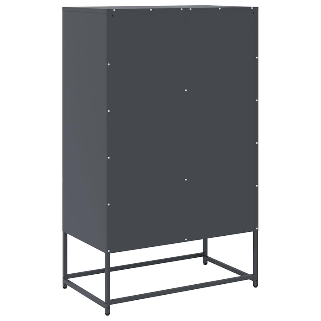 vidaXL Ντουλάπι Ανθρακί 68x39x111,5 εκ. από Χάλυβα