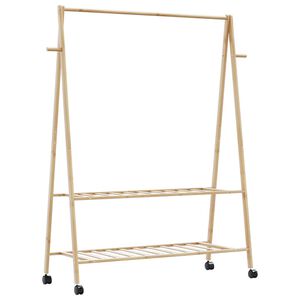 vidaXL &Rho;ά&phi;&iota; &rho;&omicron;ύ&chi;&omega;&nu; &mu;&epsilon; &rho;ά&phi;&iota;&alpha; &kappa;&alpha;&iota; &rho;ό&delta;&epsilon;&sigmaf; 132x45,5x155,5 &epsilon;&kappa;.&Mu;&pi;&alpha;&mu;&pi;&omicron;ύ