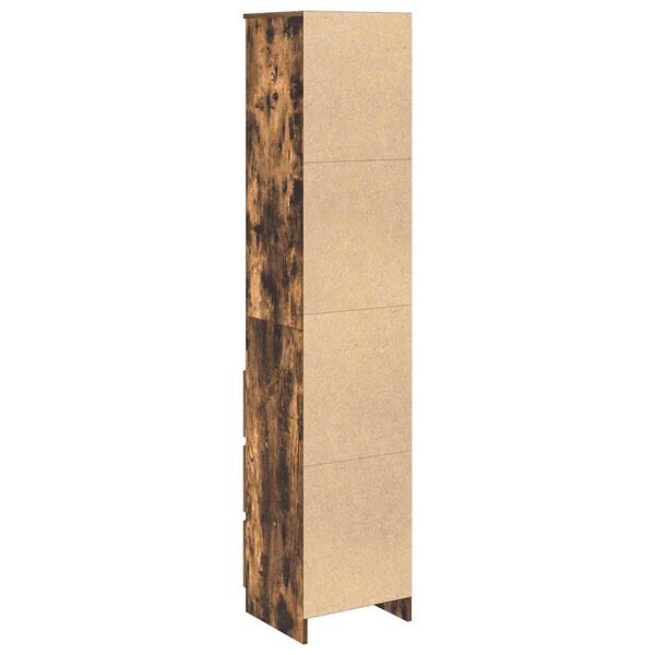 vidaXL Ντουλάπα Καπνιστή δρυς 37,5x35x180 εκ. Επεξεργασμένο Ξύλο