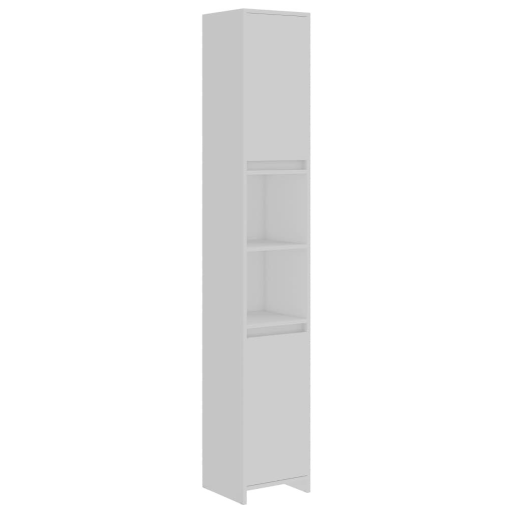 vidaXL Στήλη Μπάνιου Λευκή 30 x 30 x 183,5 εκ. από Επεξ. Ξύλο