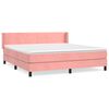 vidaXL &Kappa;&rho;&epsilon;&beta;ά&tau;&iota; Boxspring &mu;&epsilon; &Sigma;&tau;&rho;ώ&mu;&alpha; &Rho;&omicron;&zeta; 180x200 &epsilon;&kappa;. &Beta;&epsilon;&lambda;&omicron;ύ&delta;&iota;&nu;&omicron;