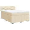 vidaXL &Kappa;&rho;&epsilon;&beta;ά&tau;&iota; Boxspring &mu;&epsilon; &Sigma;&tau;&rho;ώ&mu;&alpha; &Kappa;&rho;&epsilon;&mu; 160x200 &epsilon;&kappa;. &Upsilon;&phi;&alpha;&sigma;&mu;ά&tau;&iota;&nu;&omicron;