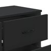 vidaXL Συρταριέρα Μαύρη 91x35,5x74,5 εκ. από Επεξεργασμένο Ξύλο