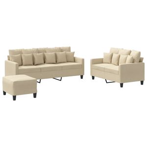 vidaXL &Pi;&omicron;&lambda;&upsilon;&theta;&rho;ό&nu;&epsilon;&sigmaf; &Sigma;&epsilon;&tau; 3 &Tau;&epsilon;&mu;&alpha;&chi;ί&omega;&nu; &Kappa;&rho;&epsilon;&mu; &alpha;&pi;ό Ύ&phi;&alpha;&sigma;&mu;&alpha; &mu;&epsilon; &Mu;&alpha;&xi;&iota;&lambda;ά&rho;&iota;&alpha;