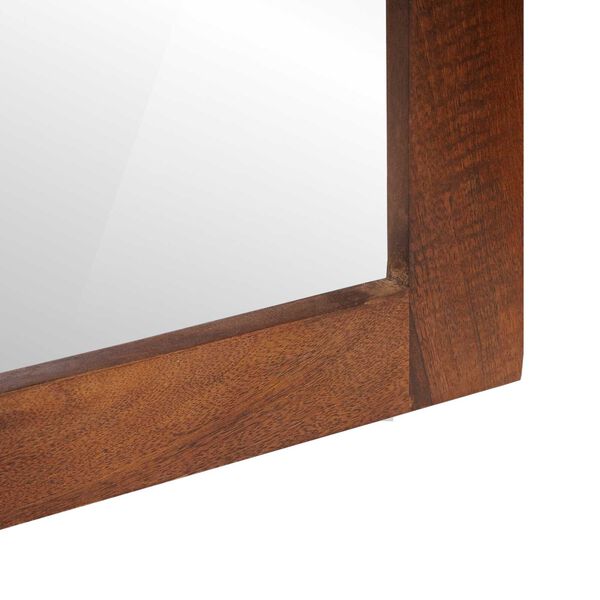 vidaXL Καθρέφτης με καθρέφτη Καφέ, ασημένιο 50 x 2.5 x 70 εκ