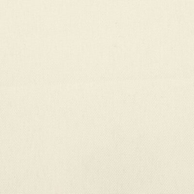 vidaXL Μαξιλάρι Πάγκου Κήπου Κρεμ Λευκό 180x50x7 εκ. Ύφασμα Oxford