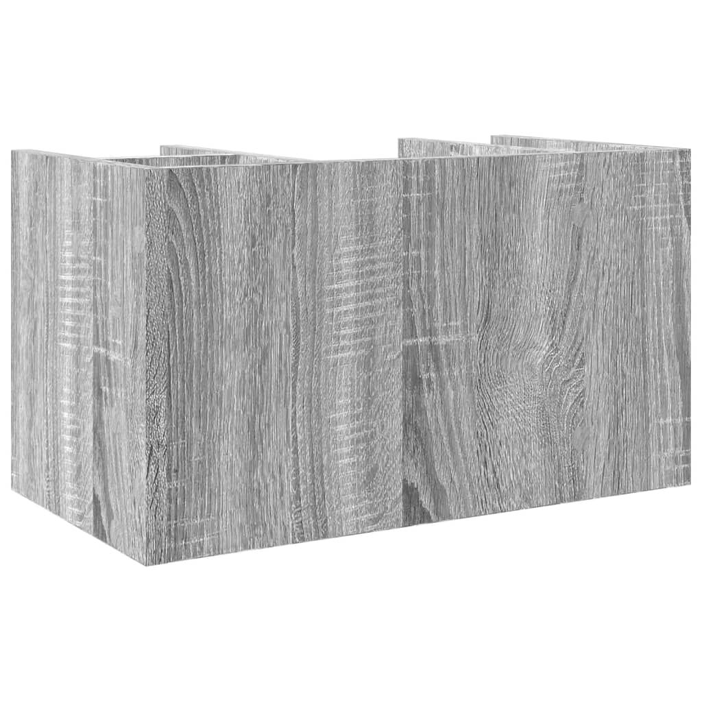 vidaXL Έπιπλο Οργάνωσης Γραφείου Γκρι Sonoma 44,5x24x25 εκ Επεξ. Ξύλο