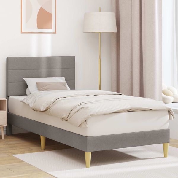 vidaXL &Sigma;&kappa;&epsilon;&lambda;&epsilon;&tau;ό&sigmaf; &Kappa;&rho;&epsilon;&beta;&alpha;&tau;&iota;&omicron;ύ &mu;&epsilon; &kappa;&epsilon;&phi;&alpha;&lambda;ά&rho;&iota; Taupe 80 x 200 cm ύ&phi;&alpha;&sigma;&mu;&alpha;
