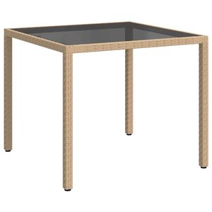 vidaXL &Tau;&rho;&alpha;&pi;έ&zeta;&iota; &Kappa;ή&pi;&omicron;&upsilon; &Mu;&pi;&epsilon;&zeta; 90x90x75&epsilon;&kappa; &alpha;&pi;ό &Psi;&eta;&mu;έ&nu;&omicron; &Gamma;&upsilon;&alpha;&lambda;ί/&Sigma;&upsilon;&nu;&theta;&epsilon;&tau;&iota;&kappa;ό &Rho;&alpha;&tau;ά&nu;