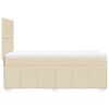 vidaXL &Kappa;&rho;&epsilon;&beta;ά&tau;&iota; Boxspring &mu;&epsilon; &Sigma;&tau;&rho;ώ&mu;&alpha; &Kappa;&rho;&epsilon;&mu; 90x200 &epsilon;&kappa;.&Upsilon;&phi;&alpha;&sigma;&mu;ά&tau;&iota;&nu;&omicron;