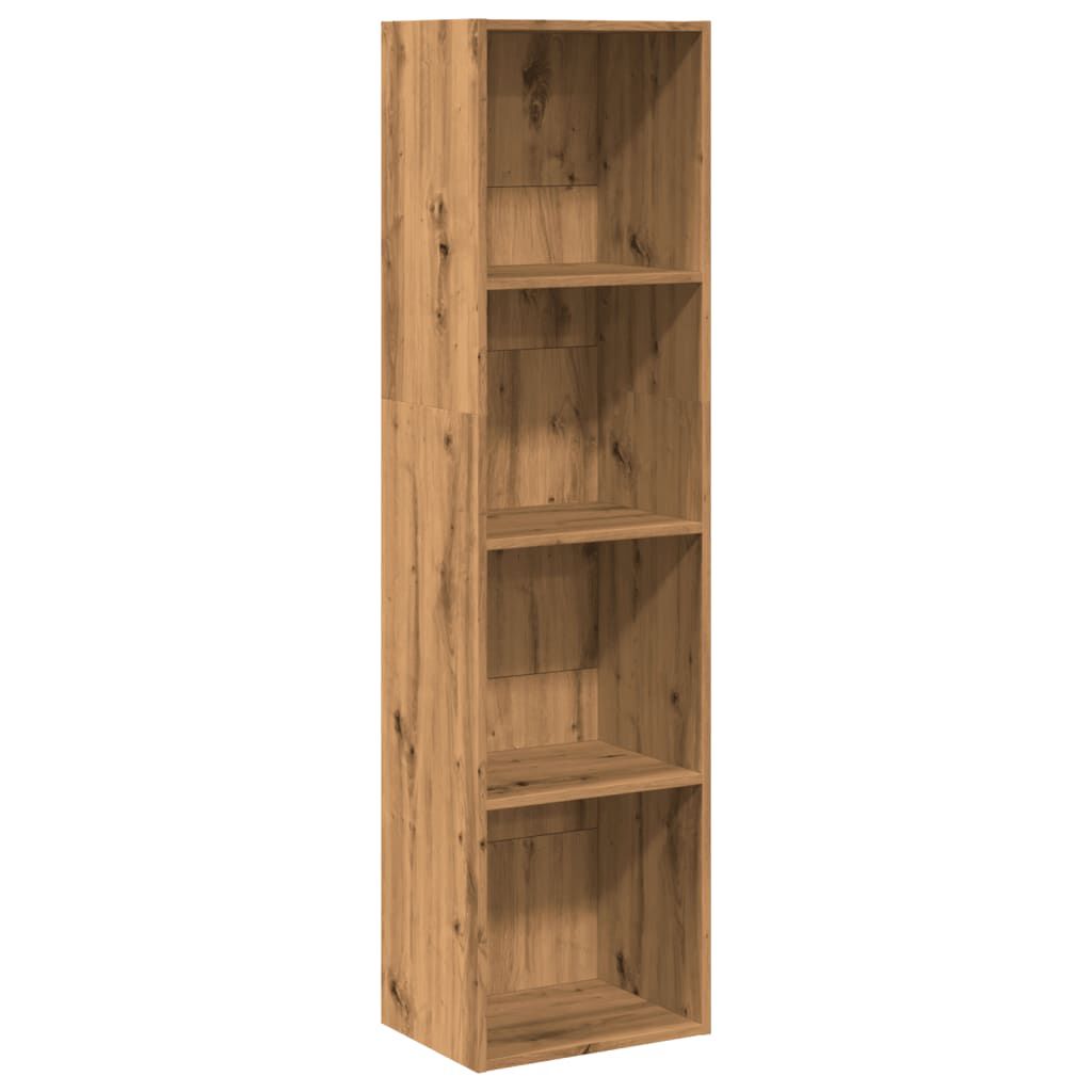vidaXL Βιβλιοθήκη Αρτισιανή Δρυς 40x30x152 εκ. από Επεξεργασμένο Ξύλο