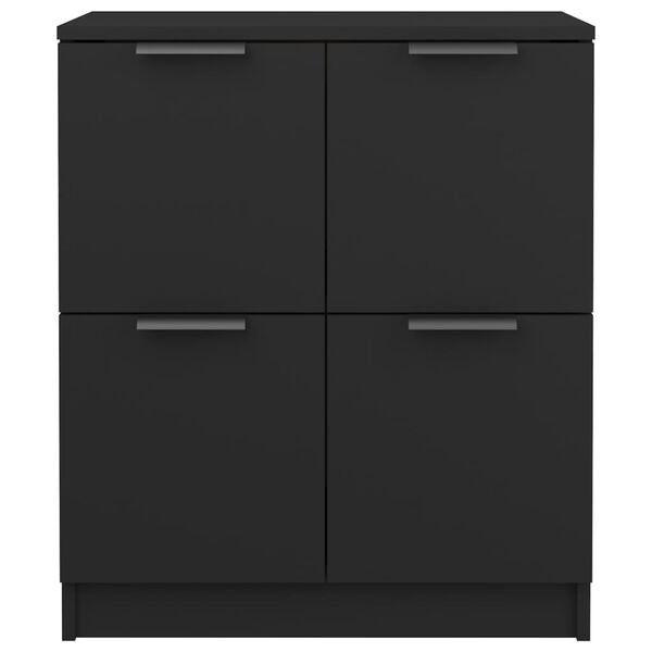 vidaXL Ντουλάπι Μαύρο 60 x 30 x 70 εκ. από Επεξεργασμένο Ξύλο